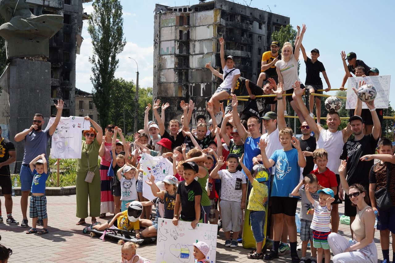 Благодійне тренування в Бородянці 1
